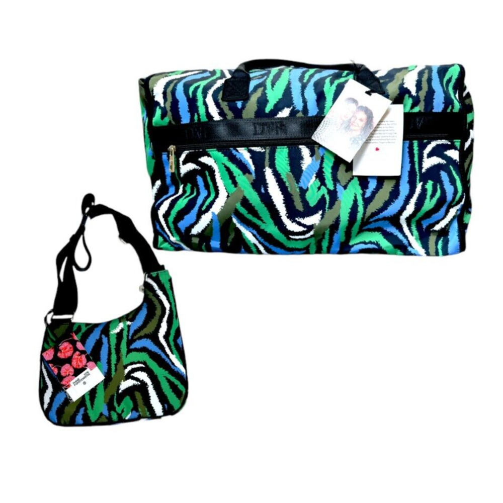 DVF Diane von Furstenberg x Target Disco Zebra Weekend Bag & Crossbody Bag NWT